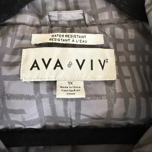 J103 Ava & Viv Gray Patterned Jacket - Picture 3 of 8